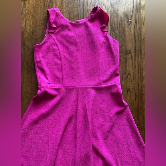Girls hot pink Ava and Yelly party dress - Picture 2 of 4
